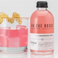 Effen Cosmopolitan · Effen vodka, cranberry, lime, triple sec, lemon zest.