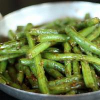 Garlic Green Beans · A Fat family favorite.   Recipe includes wheat, soy and shellfish