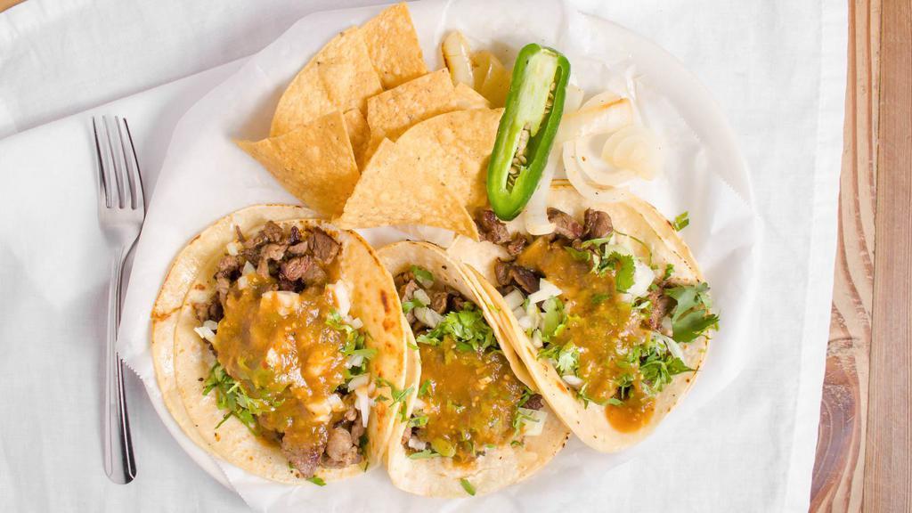 Taco · Choice of meat.