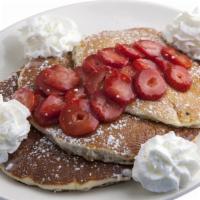 Strawberry Pancakes · 3 Pancakes with Strawberries