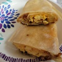Carne Asada Burrito · Beans, Cheese, Rice and Sour Cream