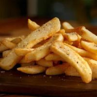 Steak Fries (Large) · Thick cut, golden fried steak fries seasoned with garlic salt. .