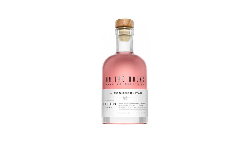 On The Rocks - Effen Cosmopolitan Cocktail 200Ml | 20% Abv · A wildly popular cocktail, The Cosmopolitan is a simple cocktail with a big history. Often referred to as ‘the cosmo’ this cocktail blends vodka, flavors of cranberry, triple sec, lemon zest, and lime.