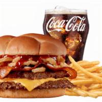 Western Bbq Bacon Steakburger Combo · Comes with fries and a regular soft drink