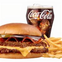 Bacon 'N Cheese Double Steakburger Combo · Comes with fries and a regular soft drink
