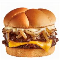 Butter Double Steakburger · A Double Steakburger™ with real Wisconsin butter melted on top then covered with American ch...