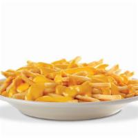 Cheese Fries · one 2 oz. side of cheese for small 
one big 4 oz. side of cheese for medium 
Cheese will com...