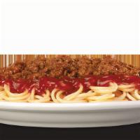 Chili Mac  · Spaghetti topped with chili beef and our special chili sauce.