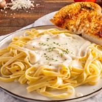 Bucket Of Fettuccine Alfredo · for 2 to 3 persons.