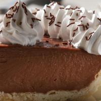 Slice Chocolate Cream · Chocolate blended with our creamy vanilla custard. Topped with fresh whipped cream.
Cal: 630.