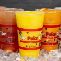 Fruit Flavored Slushy · ice blended with a choice of up to 2 flavors