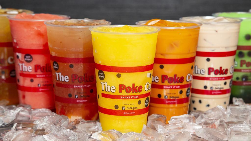 Fruit Flavored Slushy · ice blended with a choice of up to 2 flavors