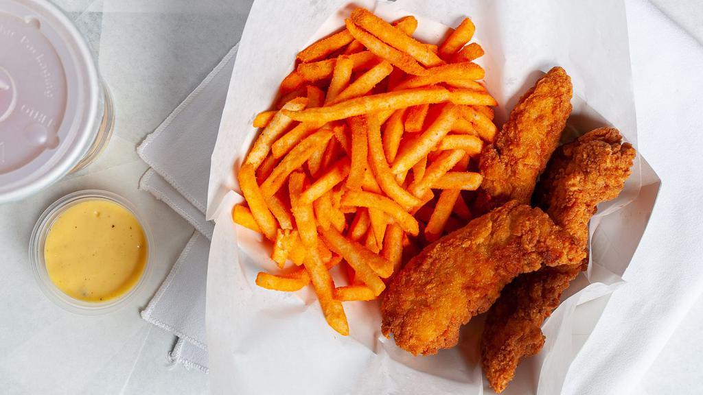 Chicken Combos · Choice of : 3 Tenders or 
                          5 Wings or 
                          7 Poppers