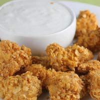 Chicken Poppers (7 Pc) · With 1 dip