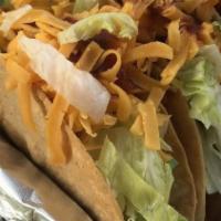 #5 Beef Taco & Cheese Enchilada · 