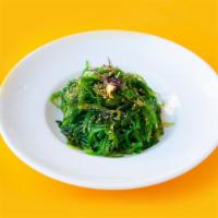 Seaweed Salad · wakame seaweed, ponzu, watermelon radish / topped with sesame seeds and chef blend