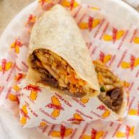 California Burrito · Cheese, fries, pico de gallo, and carne asada.