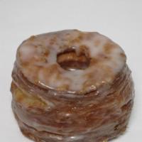 Glazed Crodough · Croissant donut (Crodough) coated in glaze