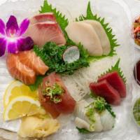 Sashimi Dinner (12 Pieces) · Chef's choice of 12 pieces sashimi and bowl of rice.
