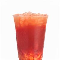 Strawberry Peach Black Tea · Strawberry & peach infused black tea