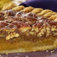 Whole Classic Pecan Pie · Fancy pecans are blended in a rich buttery filing and baked to sweet perfection.