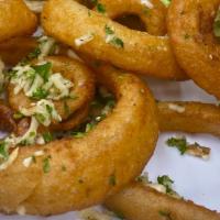 Onion Rings · Fried battered onion.