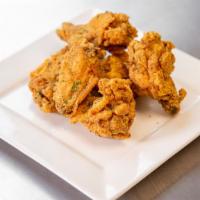 Fried Wings · Fried or tossed chicken wings served with your choice of 2 sides.  Includes 6 wings.  Make y...