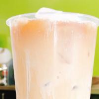 Iced Black Milk Tea / 黑冰奶茶 (24 Oz) · 