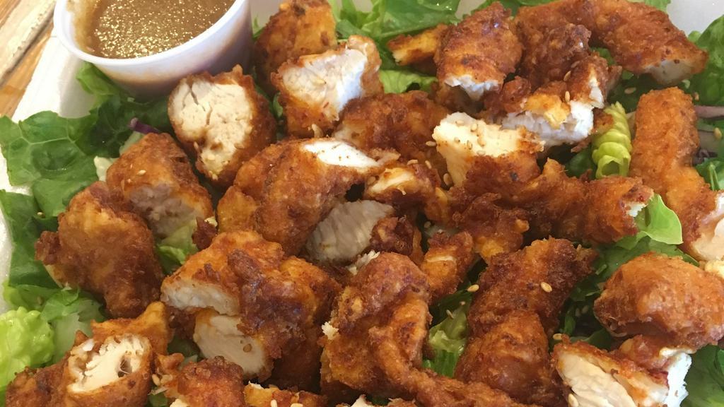 Spicy Crispy Chicken Salad · 