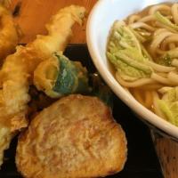 Shrimp & Vegetable Tempura Udon · 
