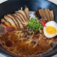 Spicy Shoyu · Umami-filled and satisfying broth and wavy noodles.