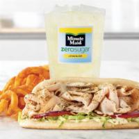 Turkey Gyro Meal · Thinly sliced seasoned roast turkey with Greek Seasonings, cool creamy tzatziki sauce, shred...