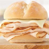 Turkey Slider · Thinly sliced turkey and melted cheese on a soft slider style bun. Visit arbys.com for nutri...