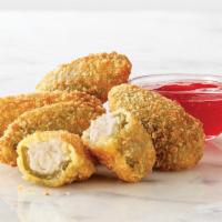 Jalapeño Bites® Regular (5 Ea.) · Spicy jalapeño halves filled with melted cream cheese, served with a side of Bronco Berry Sa...