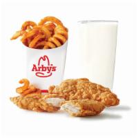 Chicken Tenders (2) Kids Meal · Includes apple sauce and drink
