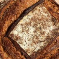 Whole Wheat · Whole grain sourdough bread made with organic California grown wheat and spelt!