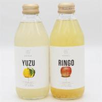 Kimino Sparkling Juice · Each sparkling drink contains fruit, Japanese mountain water and organic cane sugar. A produ...