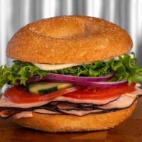 Cold Black Forest Ham · Thinly sliced black forest ham served with tomato, cucumber, onion, lettuce, and jack cheese...