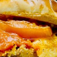Chicken Parm Sandwich · Crispy White Chicken Breast Smothered in Marinara Sauce, Crispy Parmesan Cheese, Roasted Tom...