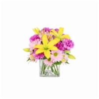 Spring Bouquet · Celebrate the start of spring with this bright and beautiful bouquet! The radiant yellow lil...