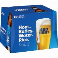 Bud Light Bottle (12 Oz X 20 Ct) · Bud Light is a premium beer with incredible drinkability that has made it a top selling Amer...