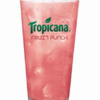 Tropicana Fruit Punch · A 20 oz Tropicana Fruit Punch