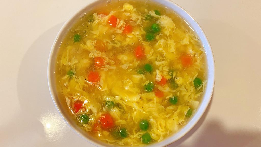 Egg Drop Soup · Choice of small and large for an additional charges.