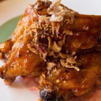Thai Wings · Thai style hot wings in your choice of flavor.
