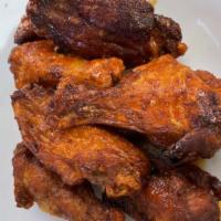 Union Dry Rubbed Wings · Served with house ranch & celery. Buffalo | Sriracha Maple | Smoked Cherry BBQ.