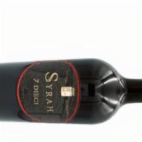 Syrah 7 Dieci · Fattoria Uccelliera. Red wine from Tuscany. This Syrah is a dry, full-bodied, opaque wine, w...