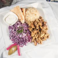 Chicken Shawarma · Grilled thinly sliced marinated chicken.