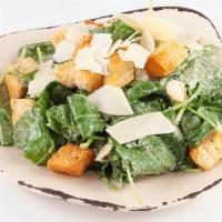 Caesar Salad · Romaine Lettuce, Croutons & Shaved Parmesan Cheese.