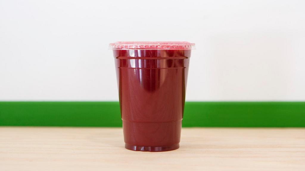 Mixed Veggie · Spinach, ginger, beets, carrots, celery, and apple.