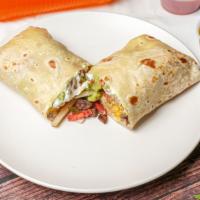 California Burrito · Carne asada, french fries, cheese, pico de Gallo and sour cream.